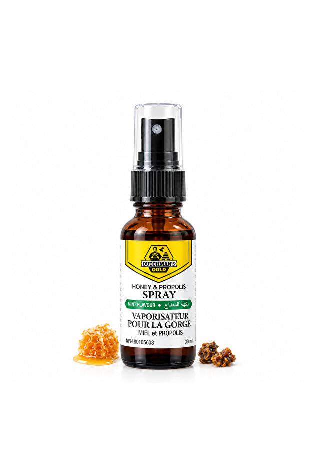 Honey & Propolis Throat Spray 30ml – Fast-Acting Relief for Sore Throat & Cough