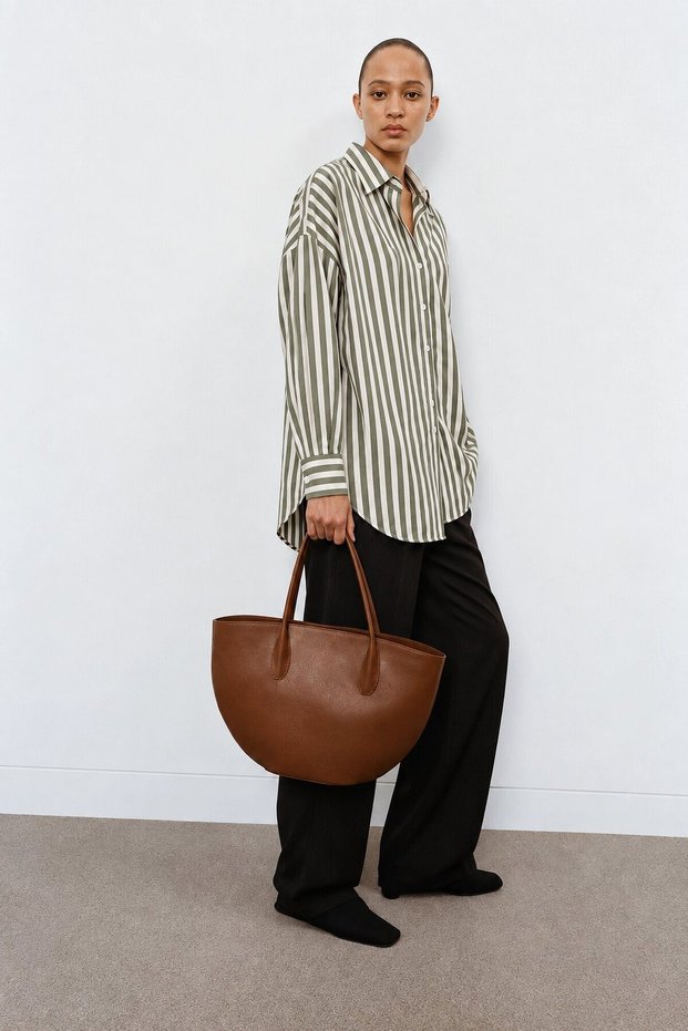 STRIPED RELAX SHIRT