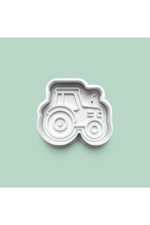 Cute Tractor Figure Cookie Mold and Sugar Dough Mold 1013-1