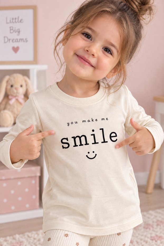 Long Sleeve Girls' Bodysuit