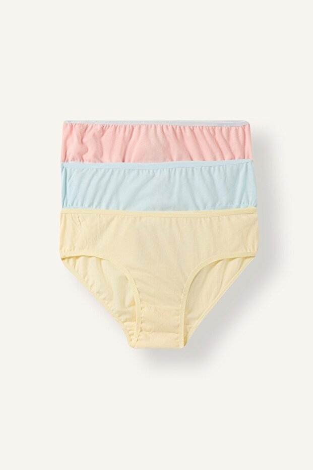 100% Cotton 3-Piece Slip Panties Set for Girls I7887A826Au