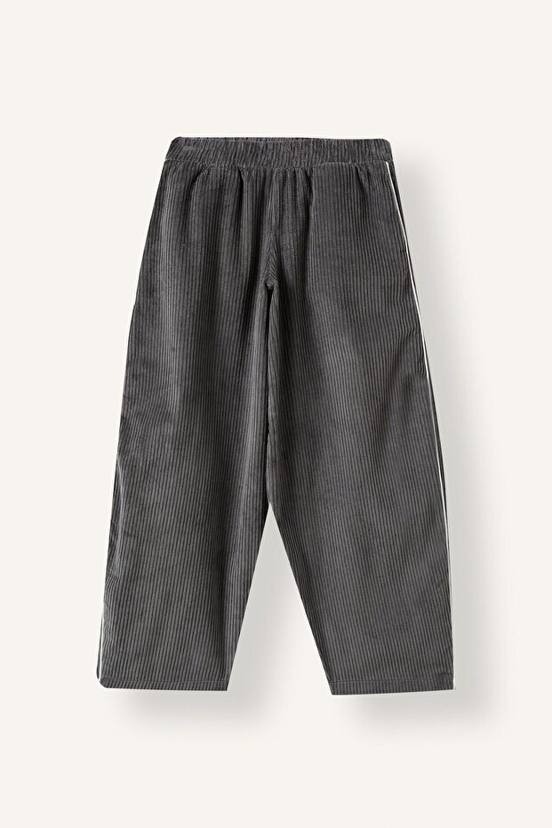 100% Cotton Side Stripe Barrel Fit Corduroy Pants Girls H9534A826Au