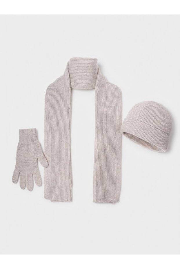 Fo 3098 Kisa 3-Piece Scarf, Beanie and Glove Set
