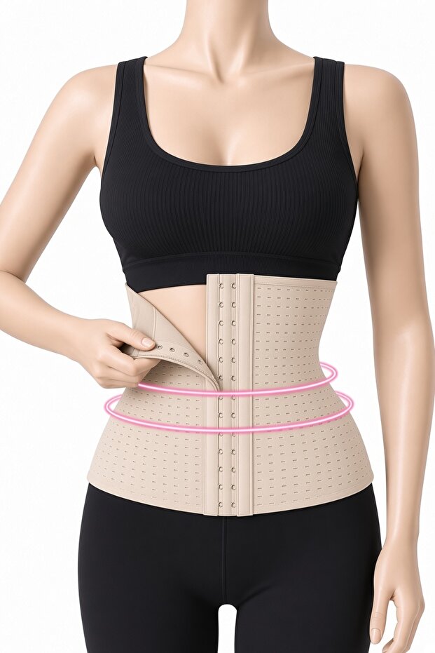 Women's Underwire Maternity Corset Postpartum Abdominal Waist Tightening Corset with Adjustable Snaps - 5070