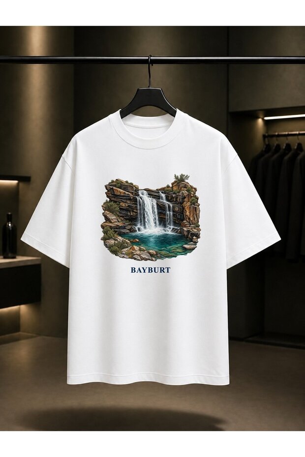 Bayburt Sırakayalar Printed Unisex 100% Cotton T-Shirt