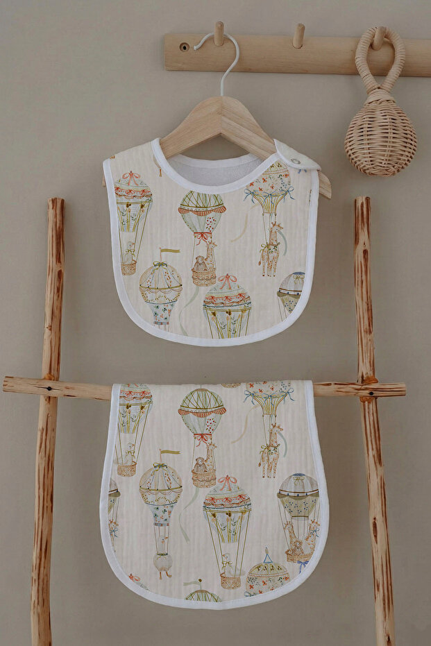 Muslin Apron and Shoulder Cloth - Skyward Dream