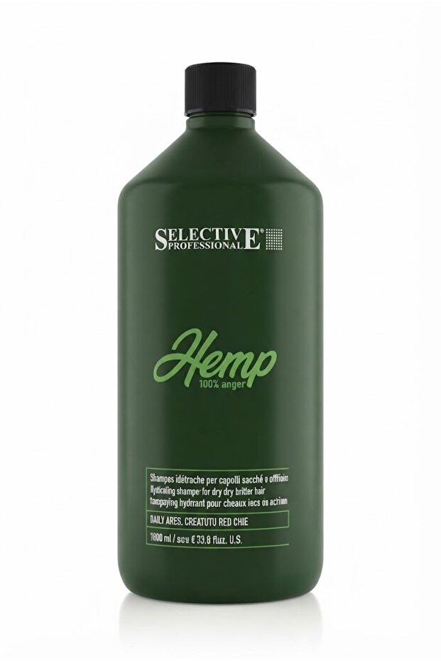 Rich Moisturizing Shampoo for Dry Hair - Hemp Sublime Luxury Shampoo 1000ml