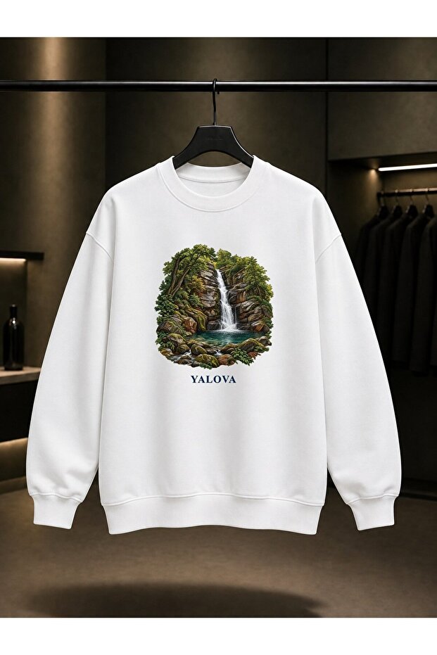 Yalova Sudüşen Printed Unisex 100% Cotton Sweatshirt