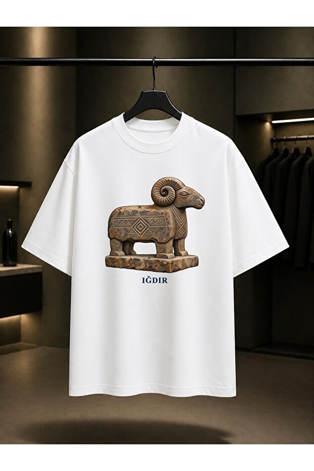 Iğdır Koç Mezar Printed Unisex 100% Cotton T-Shirt