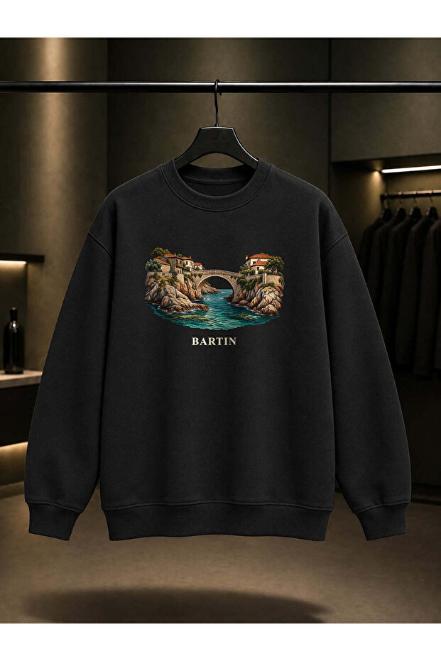 Bartin Amasra Kemere Printed Unisex 100% Cotton Sweatshirt