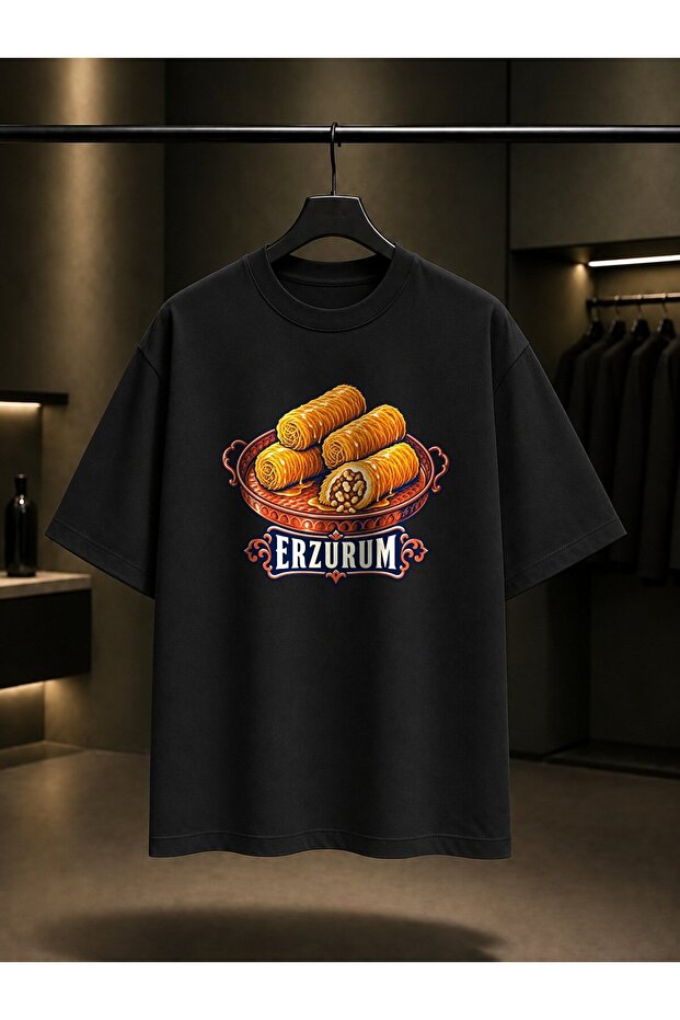 Erzurum Kadayif Printed Unisex 100% Cotton T-Shirt