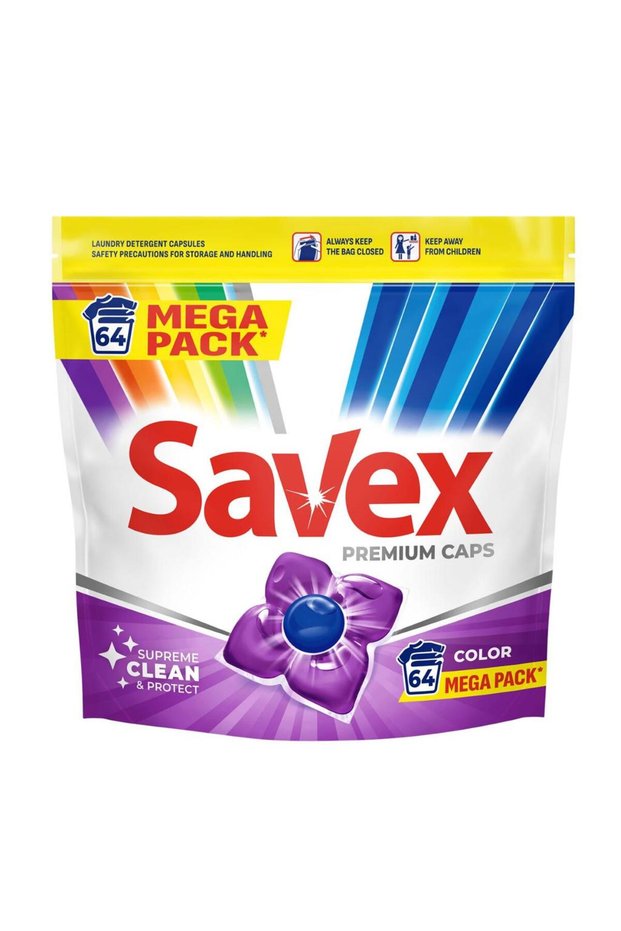 Laundry Detergent color capsules, 64 pieces