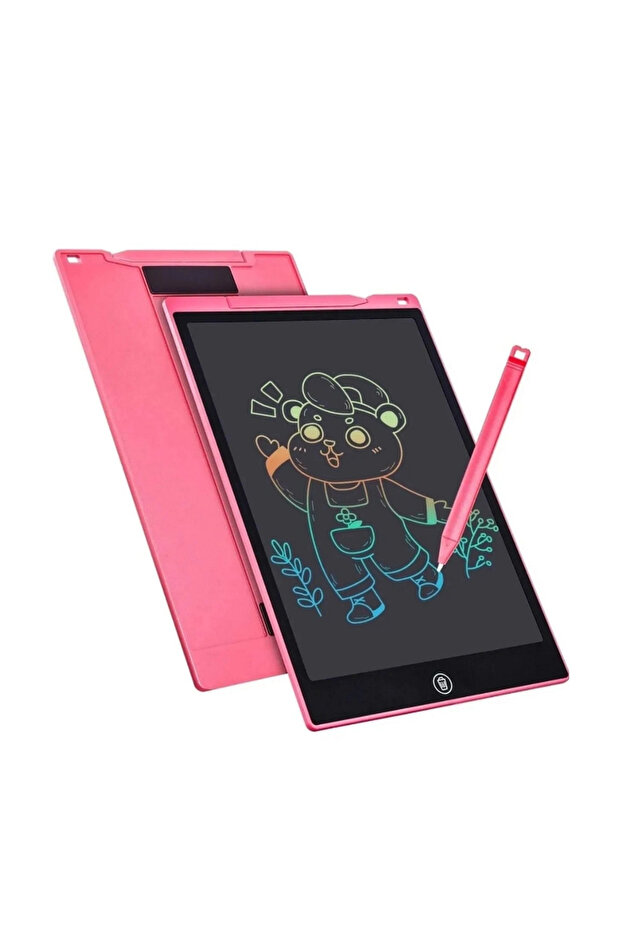 12 Inc Color Lcd Graphic Digital Pen Drawing Tablet Writing Board Note Writing Training Tablet Pink