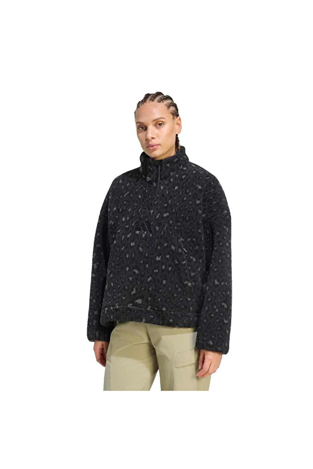 Kq6618-K W Xpl Hp Sp Aop Women's Jacket Black
