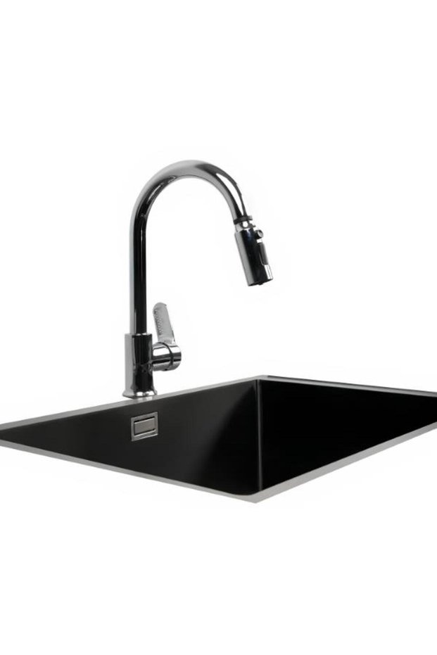 Glmbc Cl978 Lume 3-Way Chrome Spiral Kitchen Faucet