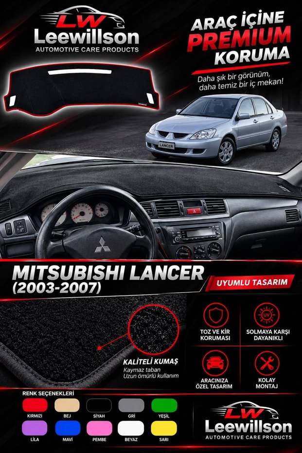 Mitsubishi Lancer (2003-2007) Front Cover Chest Panel Torpedo Protection Protective Case Carpet Spare Parts