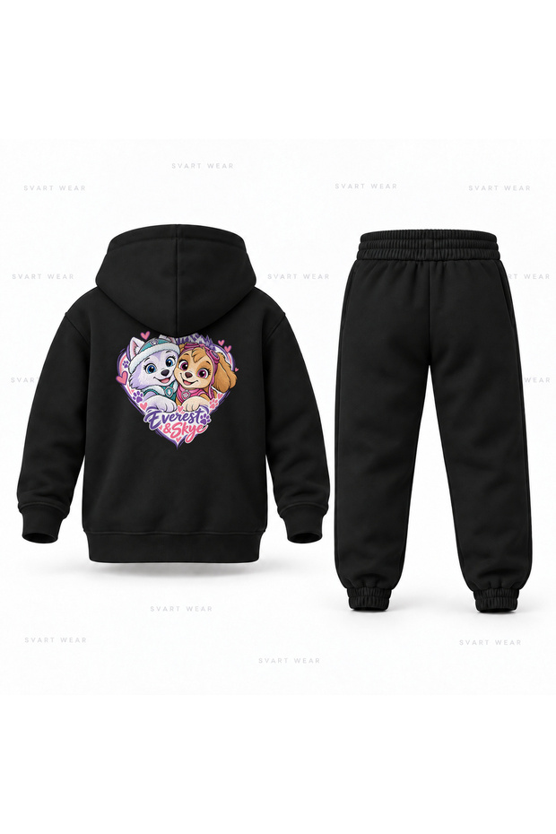 Paw Patrol Everest Skye Printed Children's Hooded Tracksuit Set