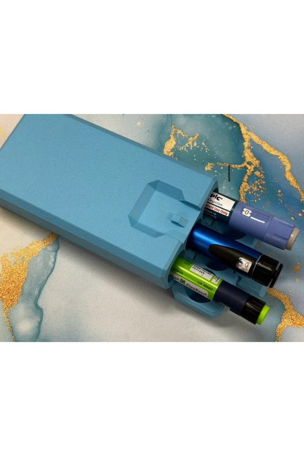 3-Piece Peptide Pencil Case – Pen Storage and Carrying Organizer