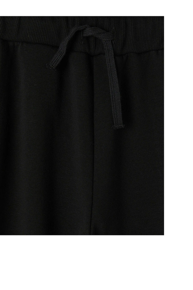 Girl's Black Knitted Pants