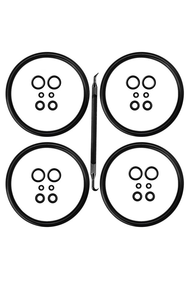 Homebrew Gasket Sets, 4 Sets Corny Keg O-Ring, Ball Lock Keg Sealing O-Ring ,Replacement Kegging Se