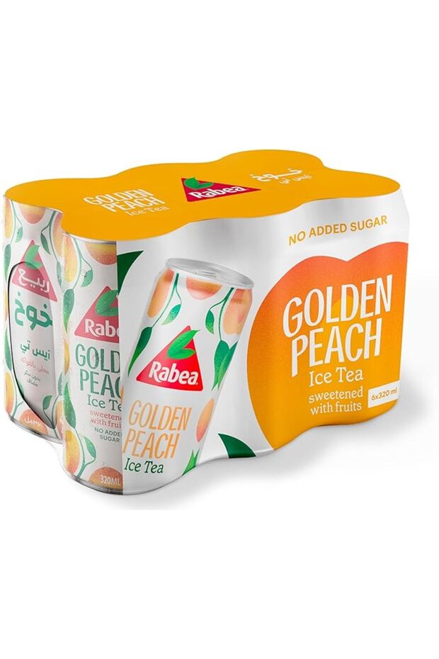 Spring Golden Peach Flavored Ice Tea Multi-Pack, 6 X 320ml