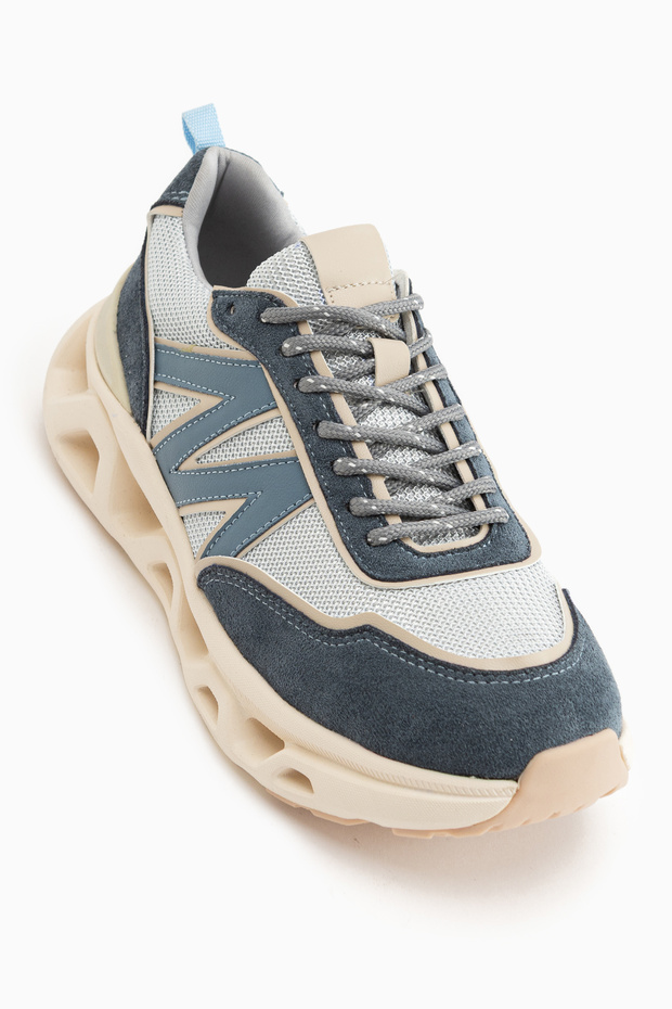 Kiana Kot Mesh Detailed Thick Sole Women's Sneaker