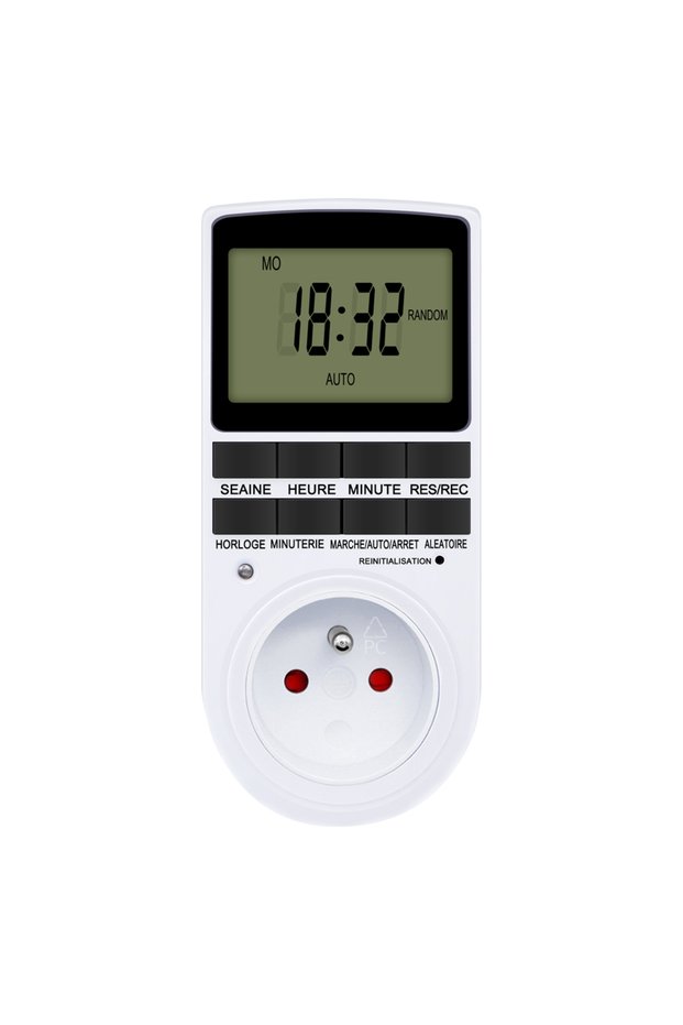 FR Plug Electronic Timer Socket LCD Digital Timer Switch EU FR US UK AU Plug Timers 7Day 12/24 Hour