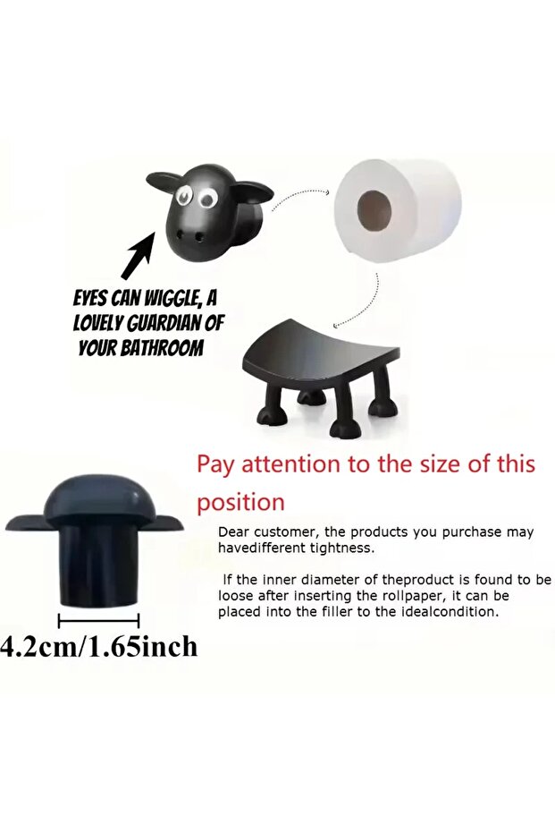 1pc sheep Fun Dog Raccoon Sheep Toilet Paper Holder Home Decor Bathroom Accessory Storage For Toilet