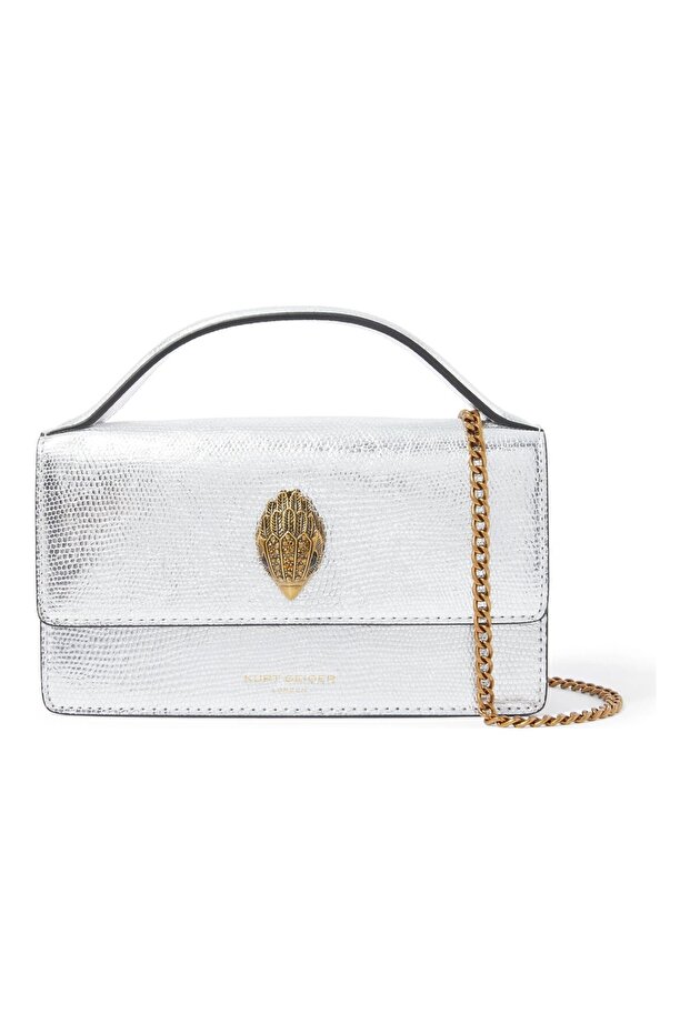 Small Bond Leather Top Handle Bag Stylish Hand and Shoulder Use Mini Satchel