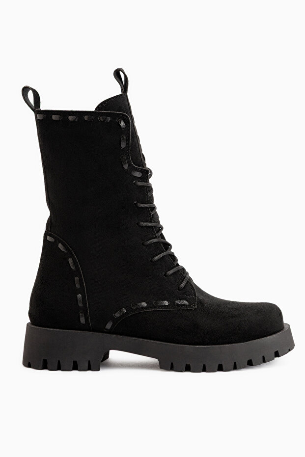 Pauline Black Suede Boots Women's Boots