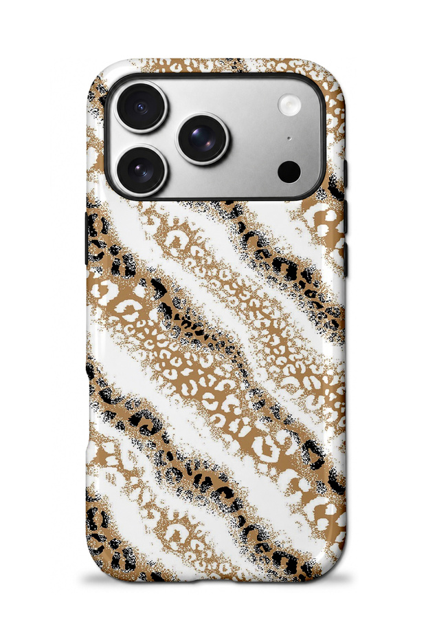 Compatible with iPhone 17 Pro Max / 18 Pro Max - Zebra Elegance, Dual Layer Cover, Glossy Surface Protective Case