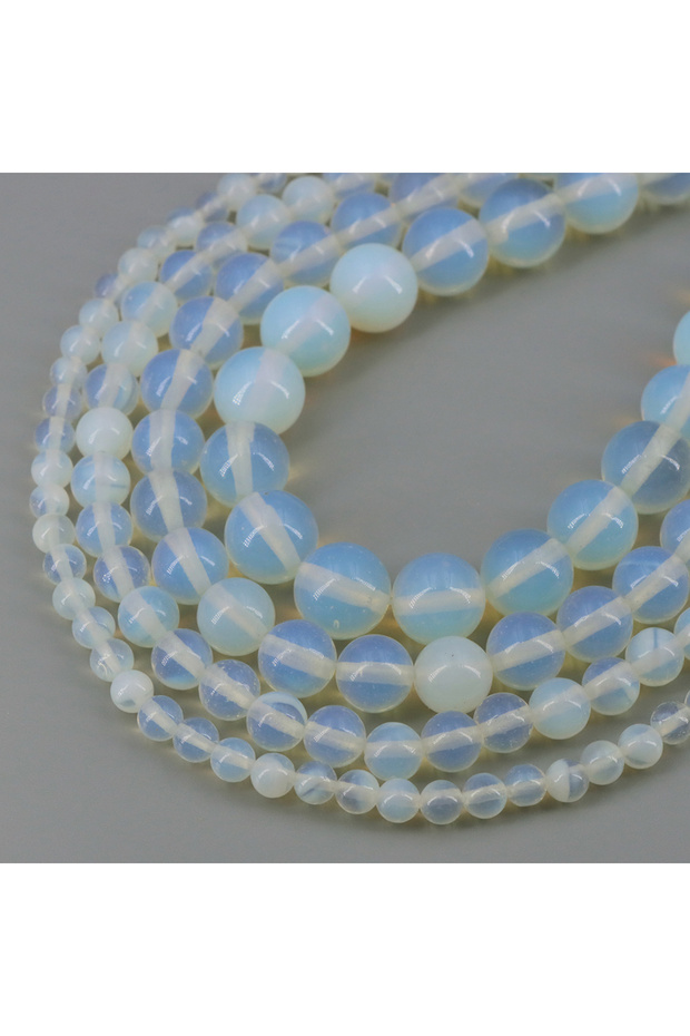 4mm (85-91 pcs) Syn-Opalite Natural Stone Beads Blue Tiger Eye Crystal Amethyst Rose Quartz Gemstone