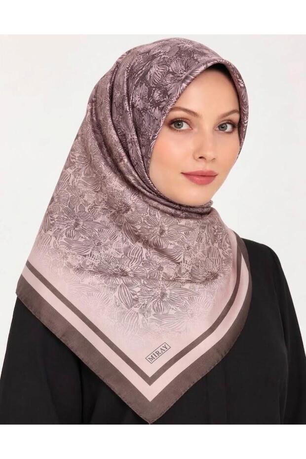 Nevada Large Size Organic Cotton Scarf - 120 X 120 - 6731-11