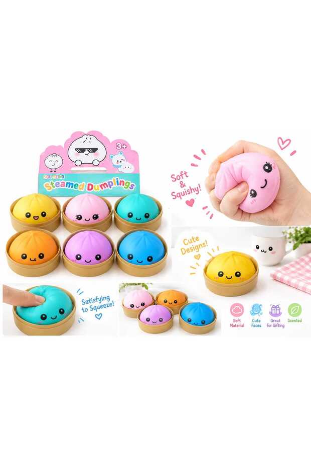 Cute Squishy Balls Steamed Dumpling Stress Relief Toy