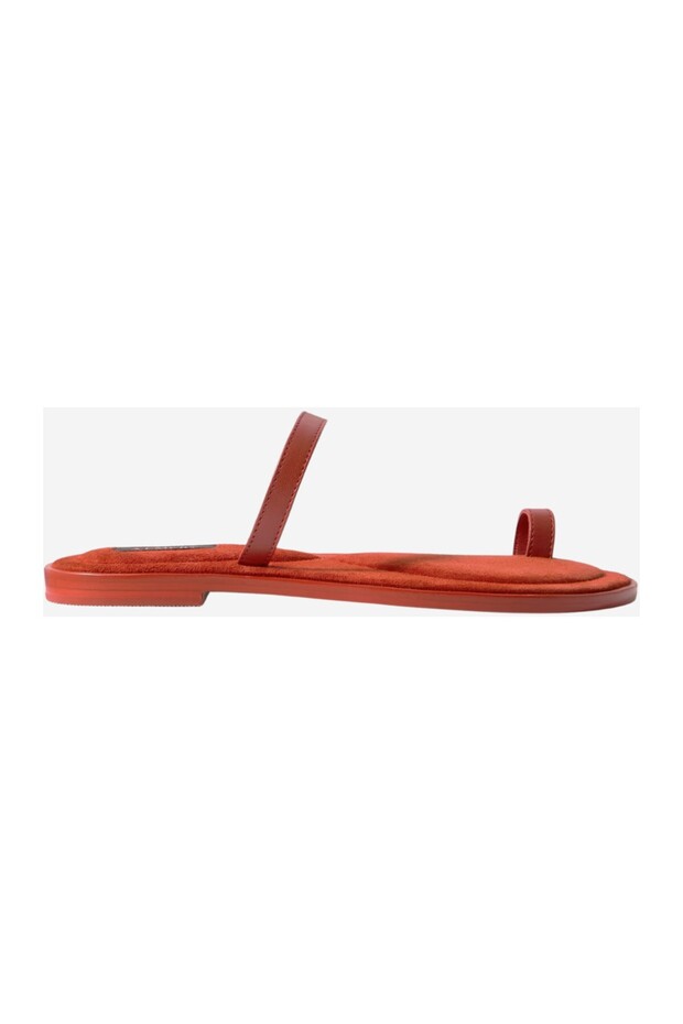 Turi Red Leather Sandals