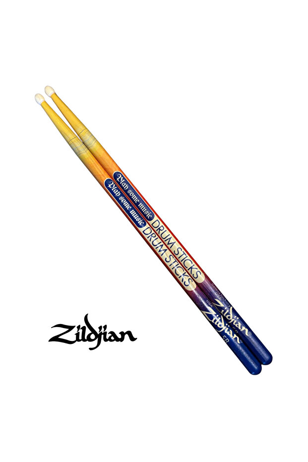 5B Drumstick Colorful Drumstick Special Design Purple Yellow Drumstick