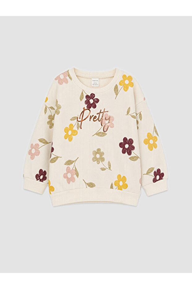 Floral Girl's Sweatshirt for Style Enthusiasts from Uzg Store