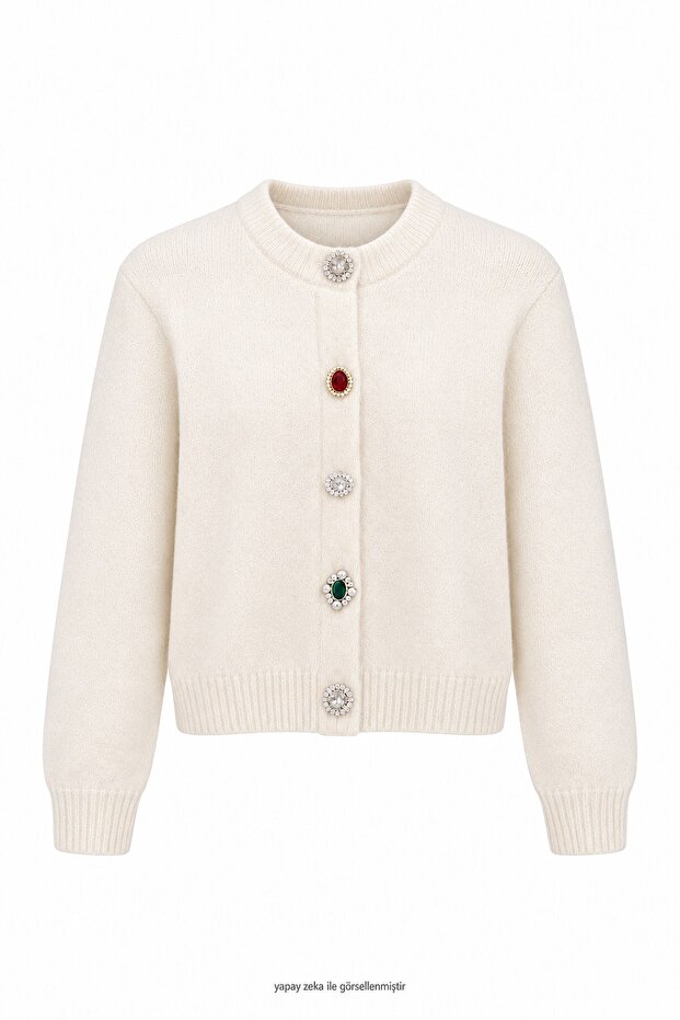 Elmasi Knitwear Cardigan Cream