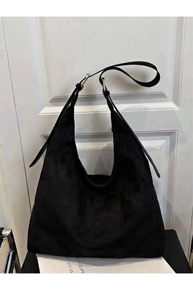 Fashionable Oversized Women's Tote Shoulder Bag, High-Quality Design Suede Women's Bag