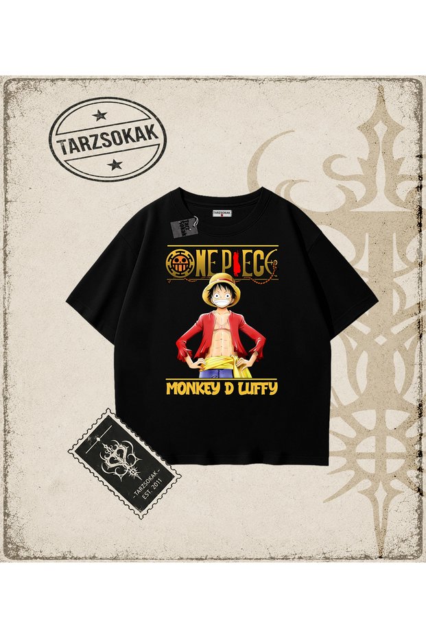 One Piece Anime Characters Oversize Unisex T-Shirt White