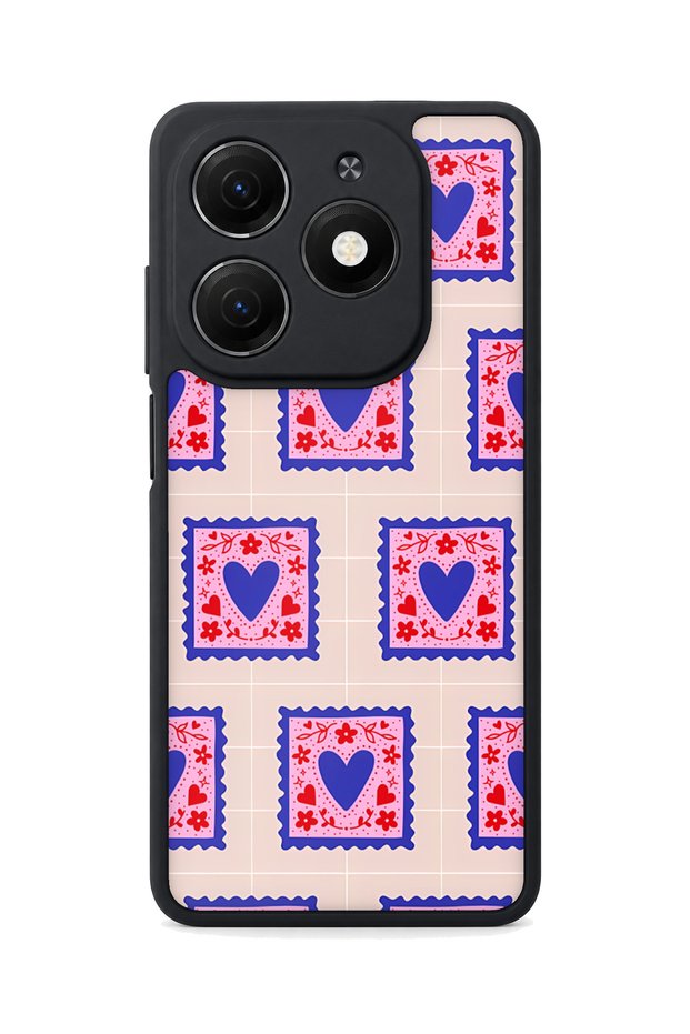 Spark 20 Compatible Love Patterned Camera Protected Shockproof Case