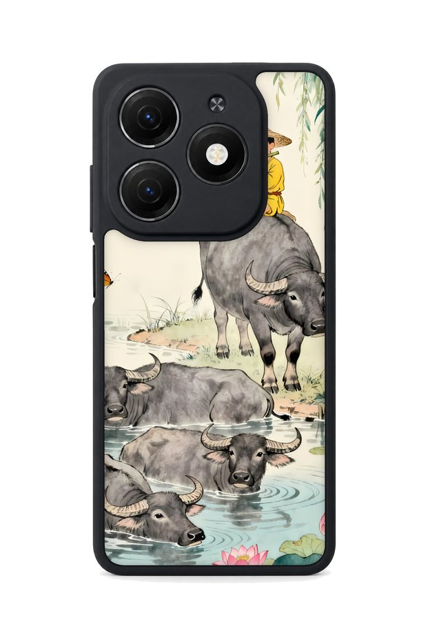 Spark 20 Compatible Buffalo Patterned Camera Protected Shock-Resistant Case