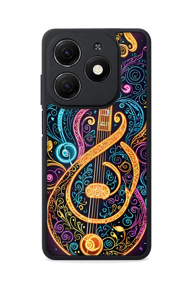 Spark 20 Compatible Melody Patterned Shockproof Case with Camera Protection