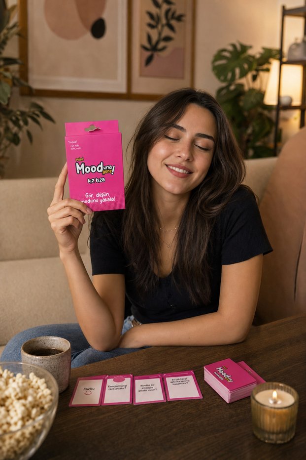 According to Mini Mooduna! Fun Party and Dating Card Game for Girls