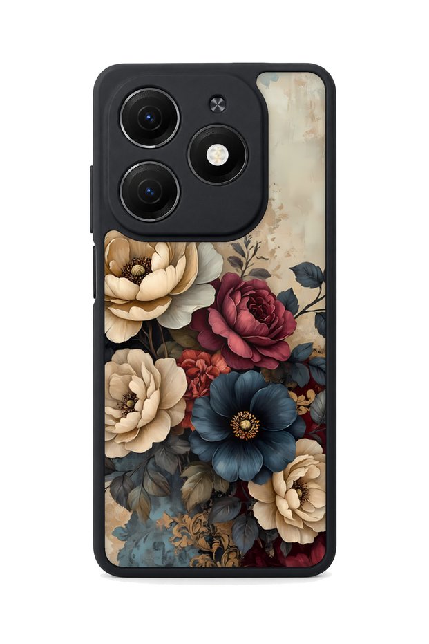 Spark 20 Compatible Flower Patterned Camera Protected Shockproof Case