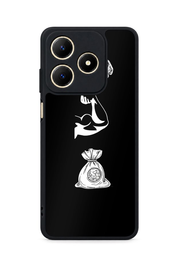 Realme C61 Compatible Brain Patterned Camera Protected Shockproof Case