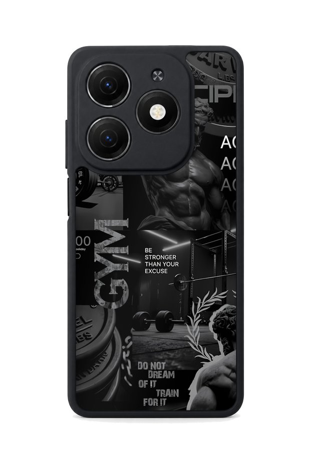 Spark 20 Compatible Bodybuilding Patterned Camera Protected Shockproof Case