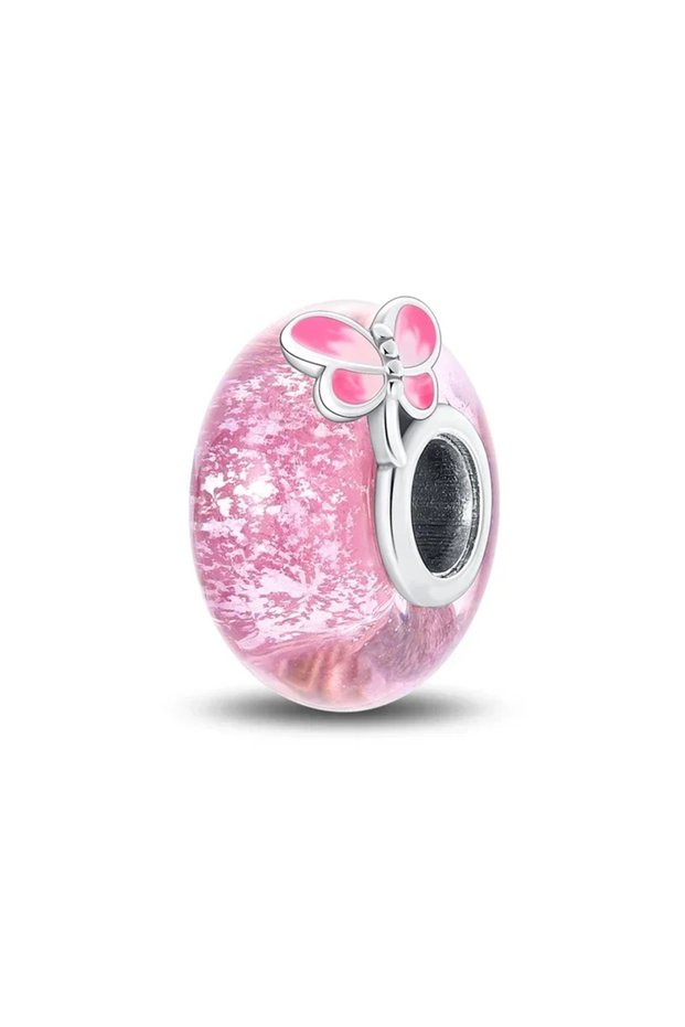 PAC659 Colorful Murano Glass Beads Glass Ripple Charm Wavy Glass Bead Charms Fit Brand Bracelets Wom