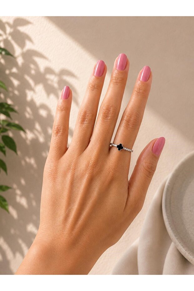 Black Clover Silver Ring