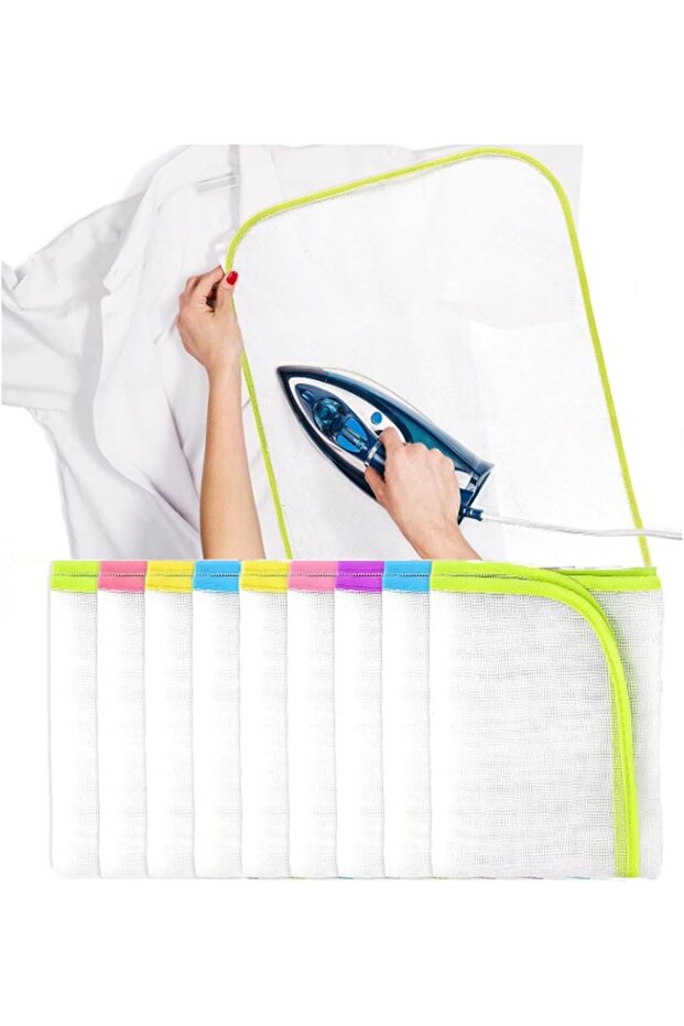 Heat Resistant Ironing Pressing Pad,Protective Scorch Saving Mesh Cloth for Home and Travel,40x60cm,Pack of 5